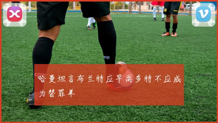 哈曼坦言布兰特应早离多特不应成为替罪羊